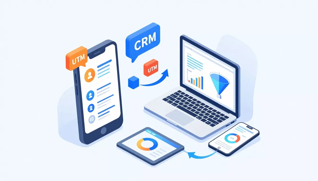 Сквозная аналитика чат-бота: UTM, CRM и рекламные каналы для МСП